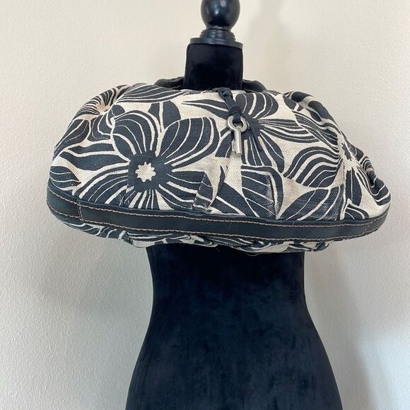Fossil vintage floral canvas shoulder bag - Picture 5 of 14